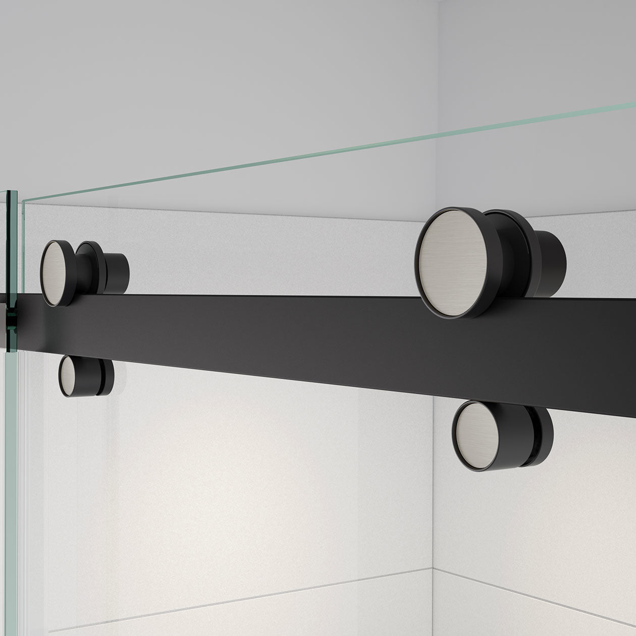 Maax Vela 44 ½-47 x 78 ¾ in. 8mm Sliding Shower Door for Alcove Installation with Clear glass