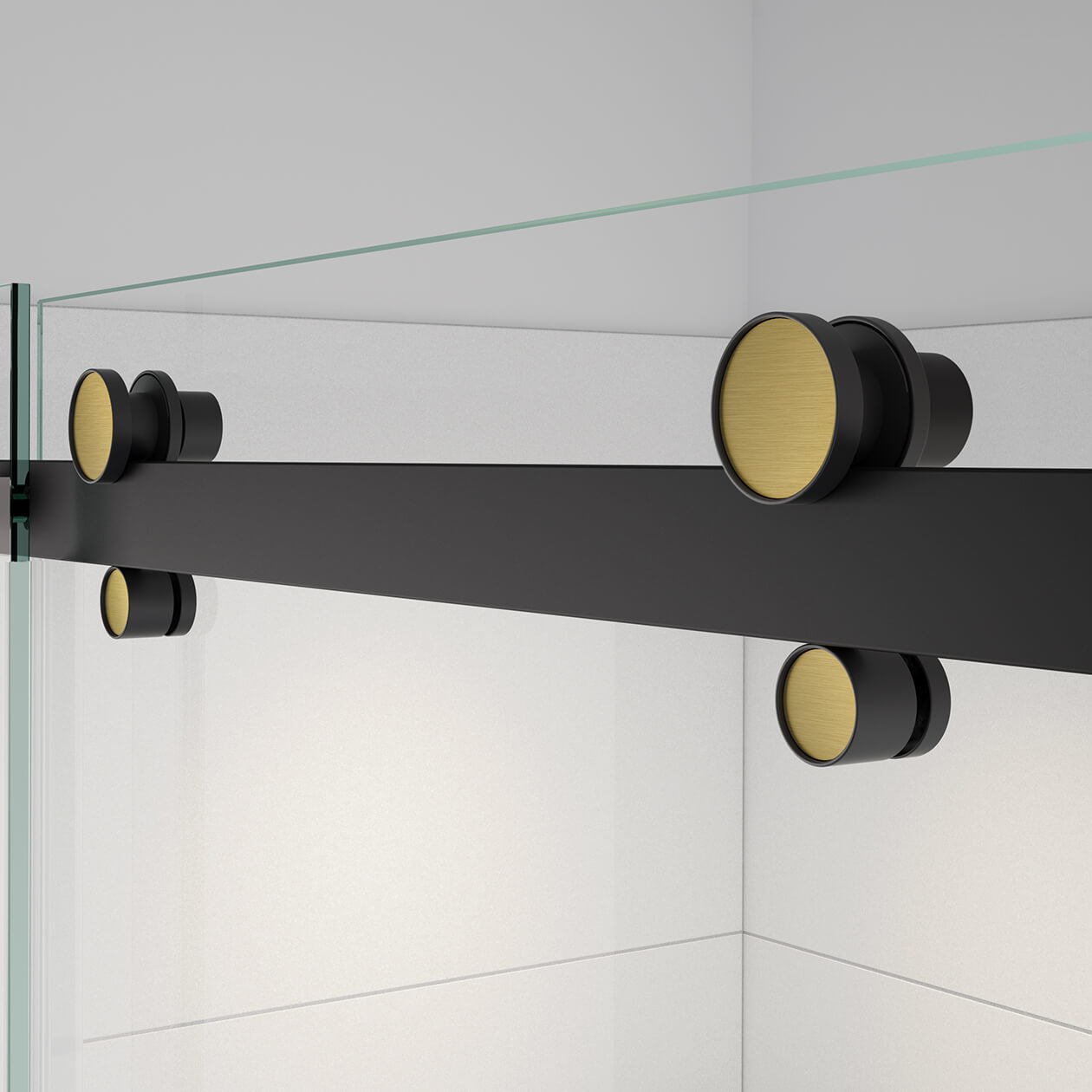 Maax Vela 44 ½-47 x 78 ¾ in. 8mm Sliding Shower Door for Alcove Installation with Clear glass