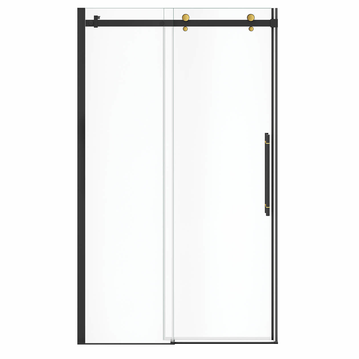 Maax Vela 44 ½-47 x 78 ¾ in. 8mm Sliding Shower Door for Alcove Installation with Clear glass