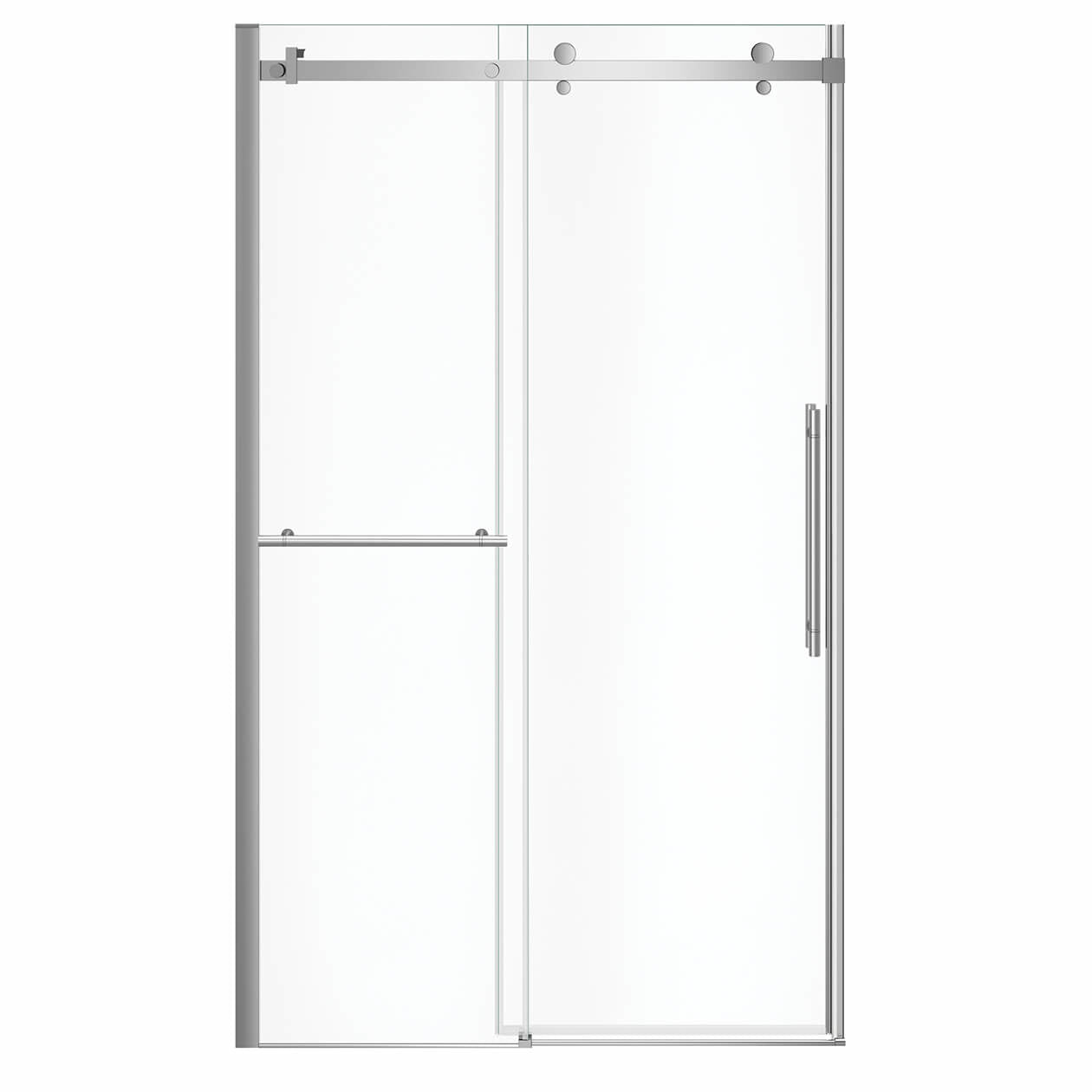 Maax Vela 44 ½-47 x 78 ¾ in. 8mm Sliding Shower Door with Towel Bar