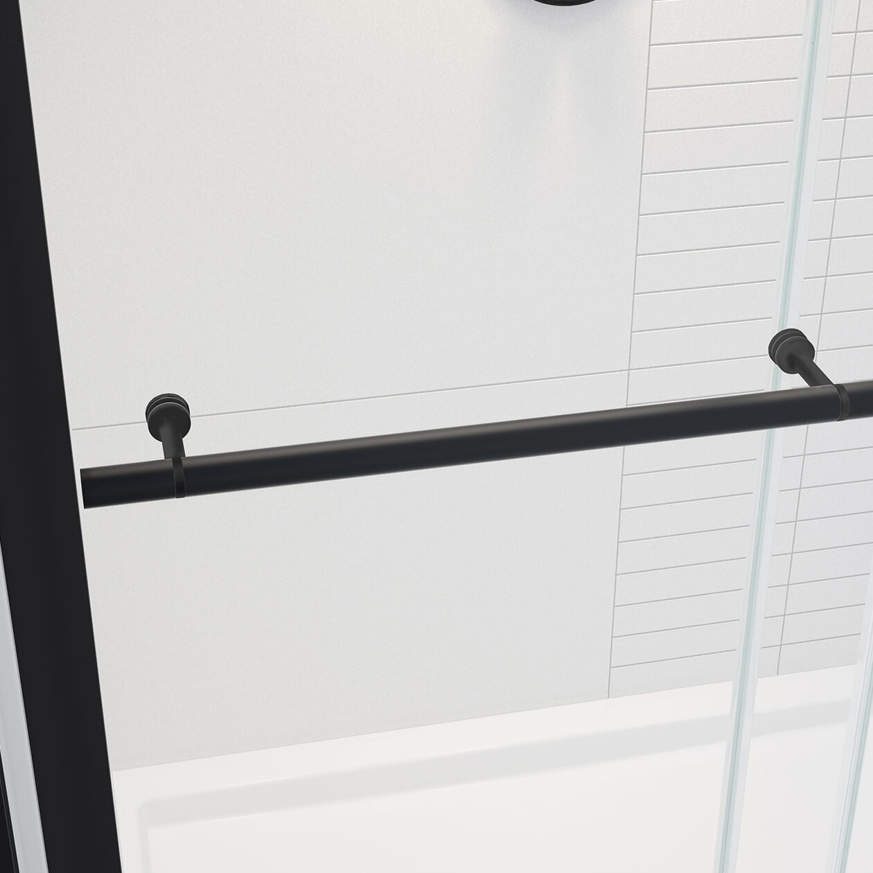 Maax Vela 44 ½-47 x 78 ¾ in. 8mm Sliding Shower Door with Towel Bar
