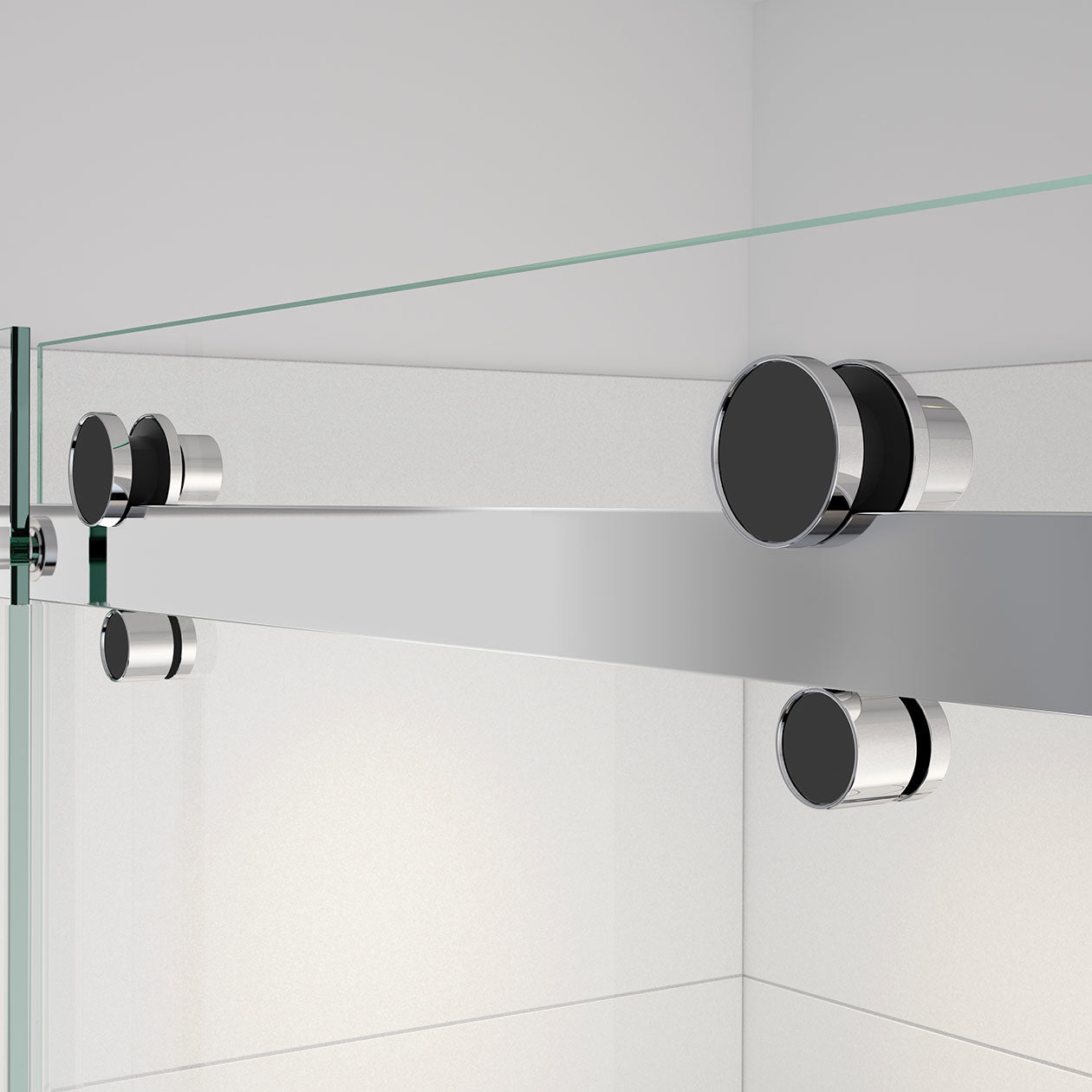 Maax Vela 44 ½-47 x 78 ¾ in. 8mm Sliding Shower Door with Towel Bar