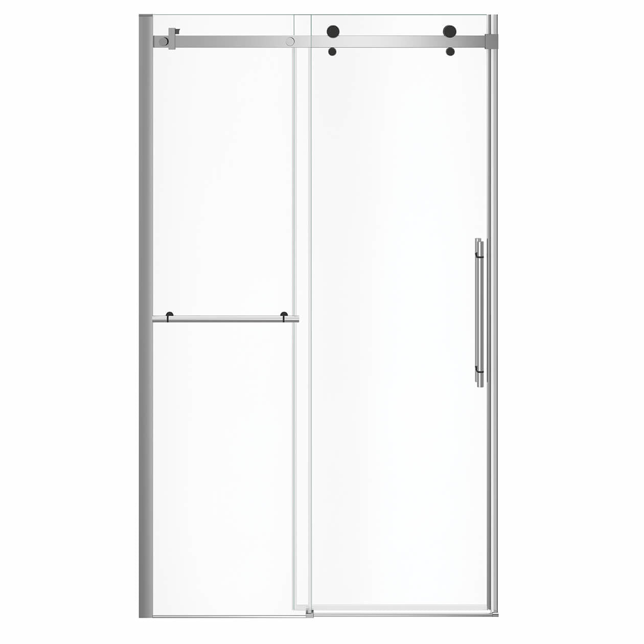 Maax Vela 44 ½-47 x 78 ¾ in. 8mm Sliding Shower Door with Towel Bar