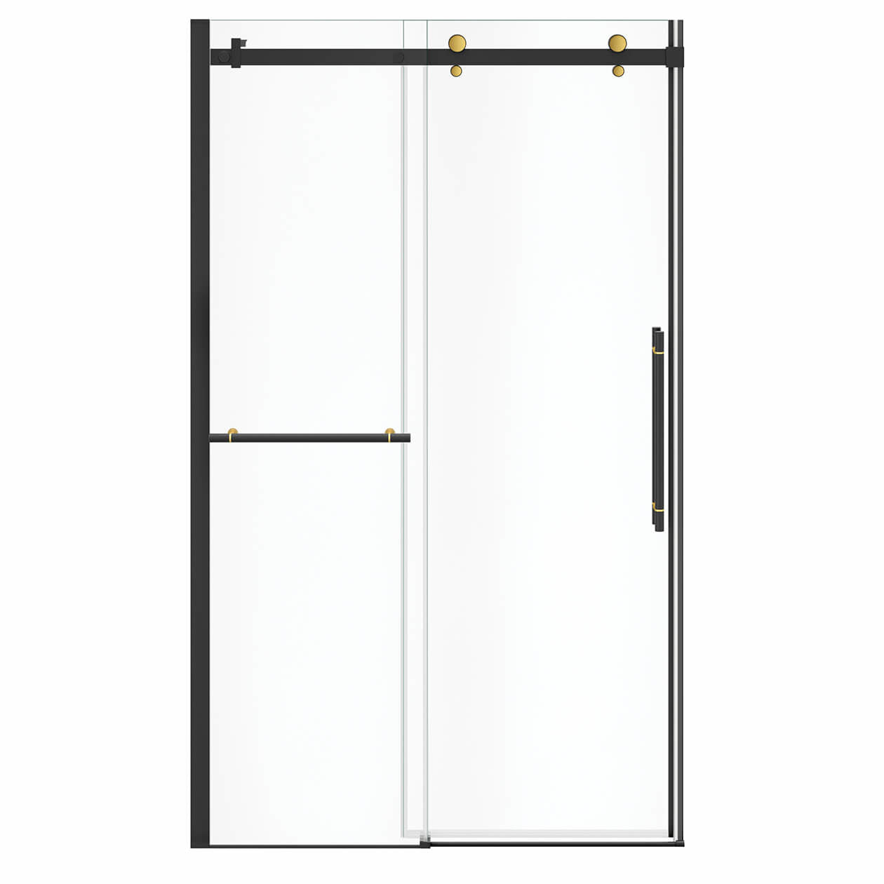Maax Vela 44 ½-47 x 78 ¾ in. 8mm Sliding Shower Door with Towel Bar