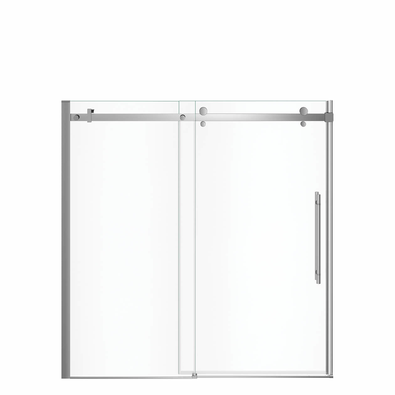 Maax Vela 56 ½-59 x 59 in. 8 mm Sliding Tub Door for Alcove Installation with Clear glass
