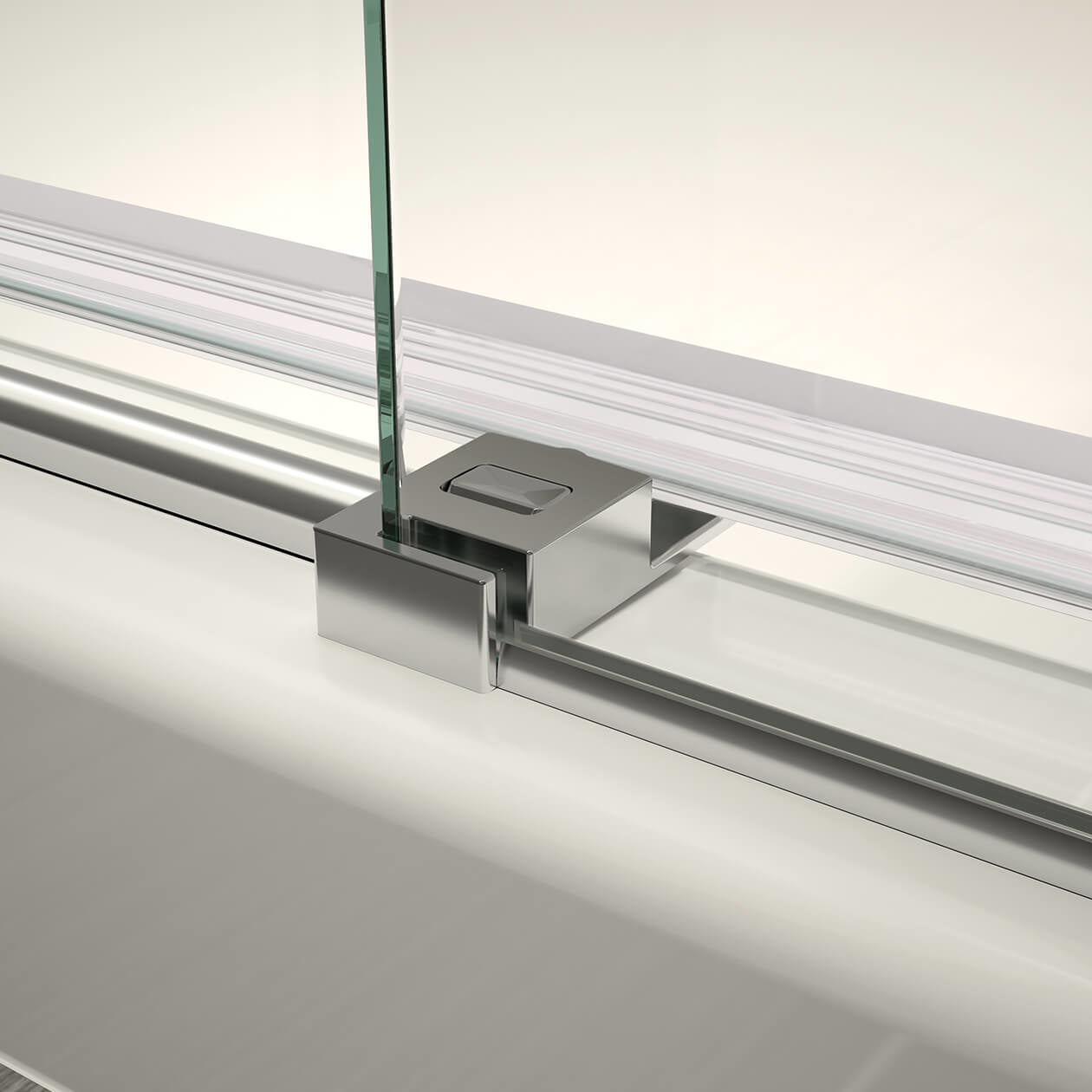 Maax Vela 56 ½-59 x 59 in. 8 mm Sliding Tub Door for Alcove Installation with Clear glass