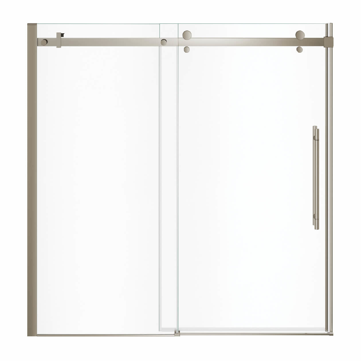 Maax Vela 56 ½-59 x 59 in. 8 mm Sliding Tub Door for Alcove Installation with Clear glass