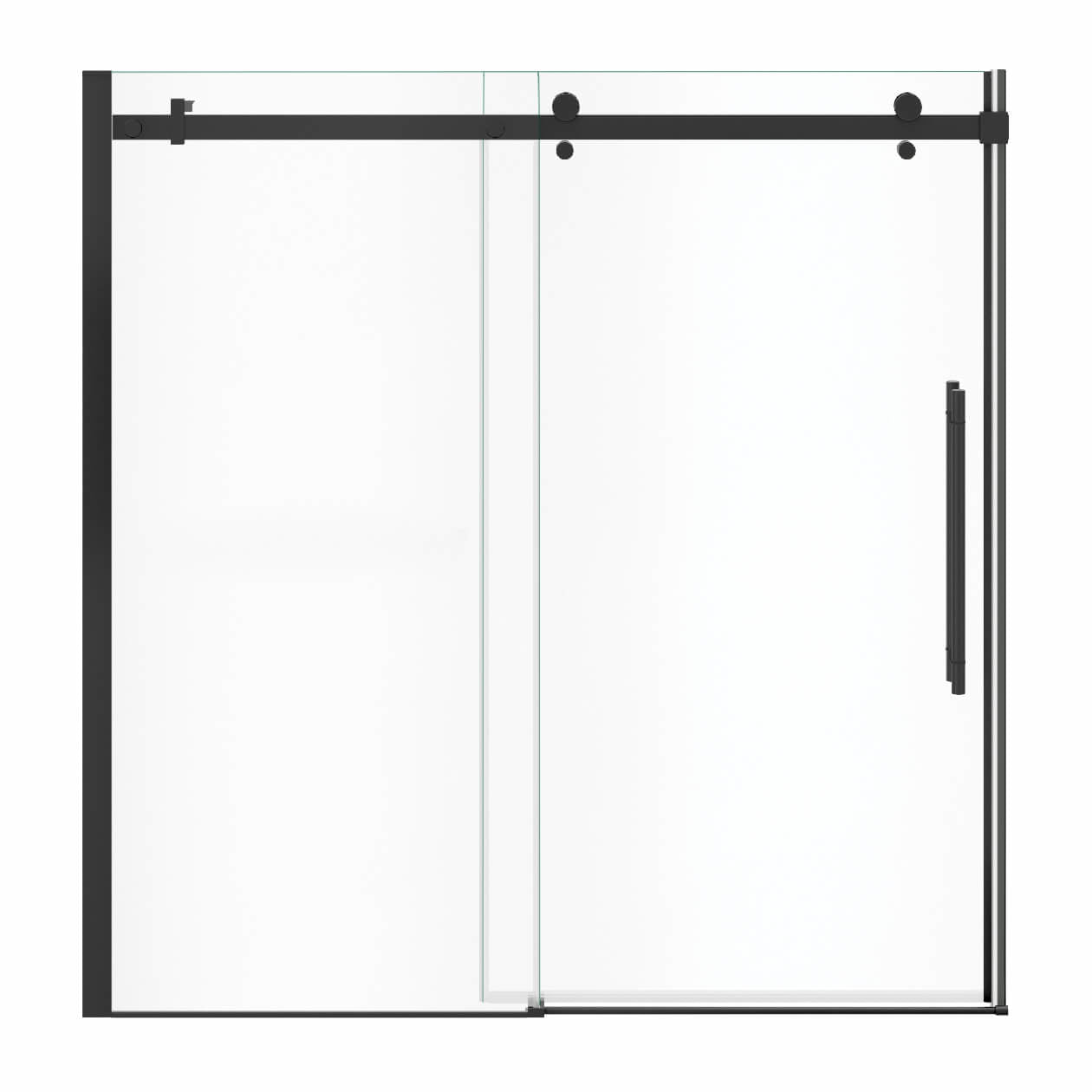 Maax Vela 56 ½-59 x 59 in. 8 mm Sliding Tub Door for Alcove Installation with Clear glass
