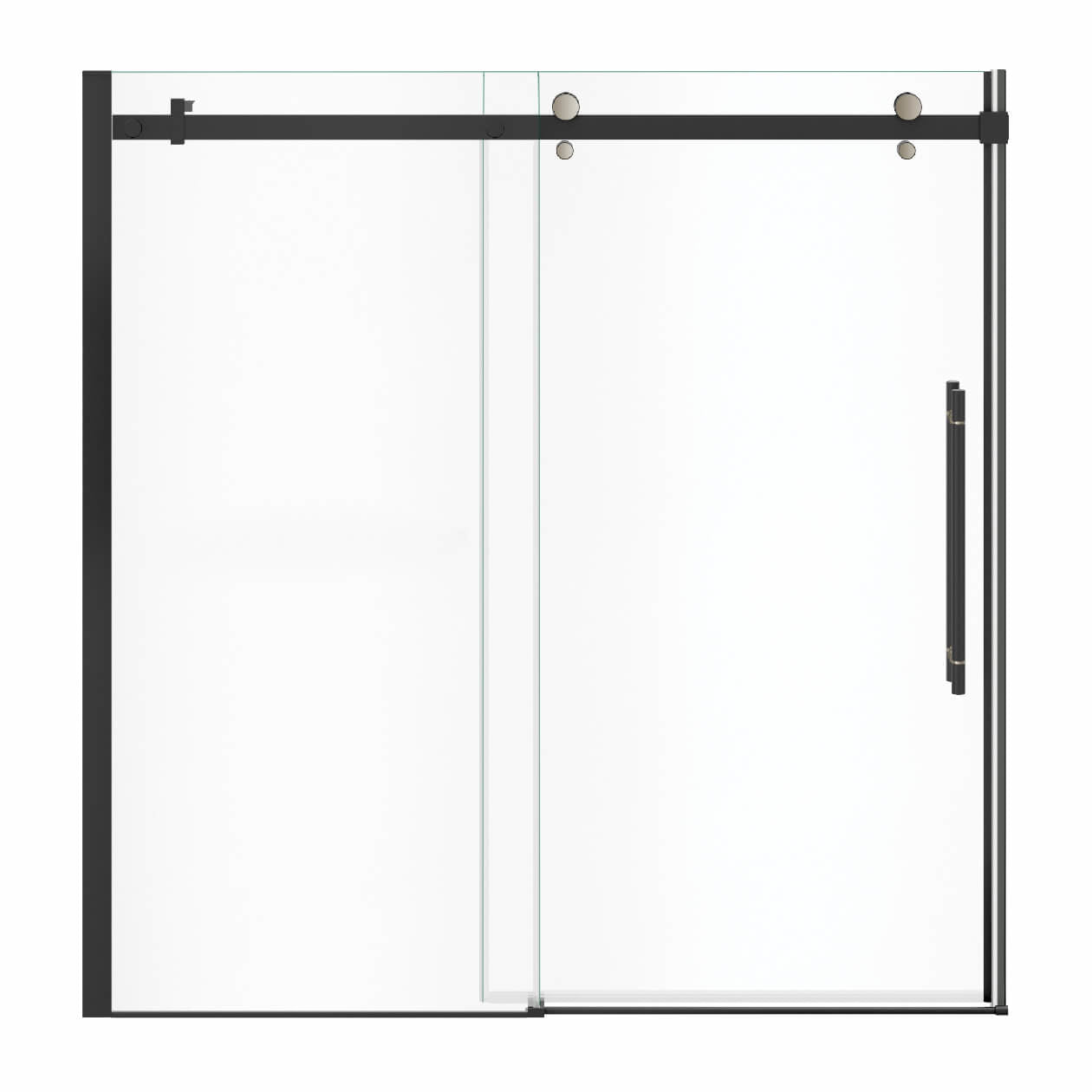 Maax Vela 56 ½-59 x 59 in. 8 mm Sliding Tub Door for Alcove Installation with Clear glass