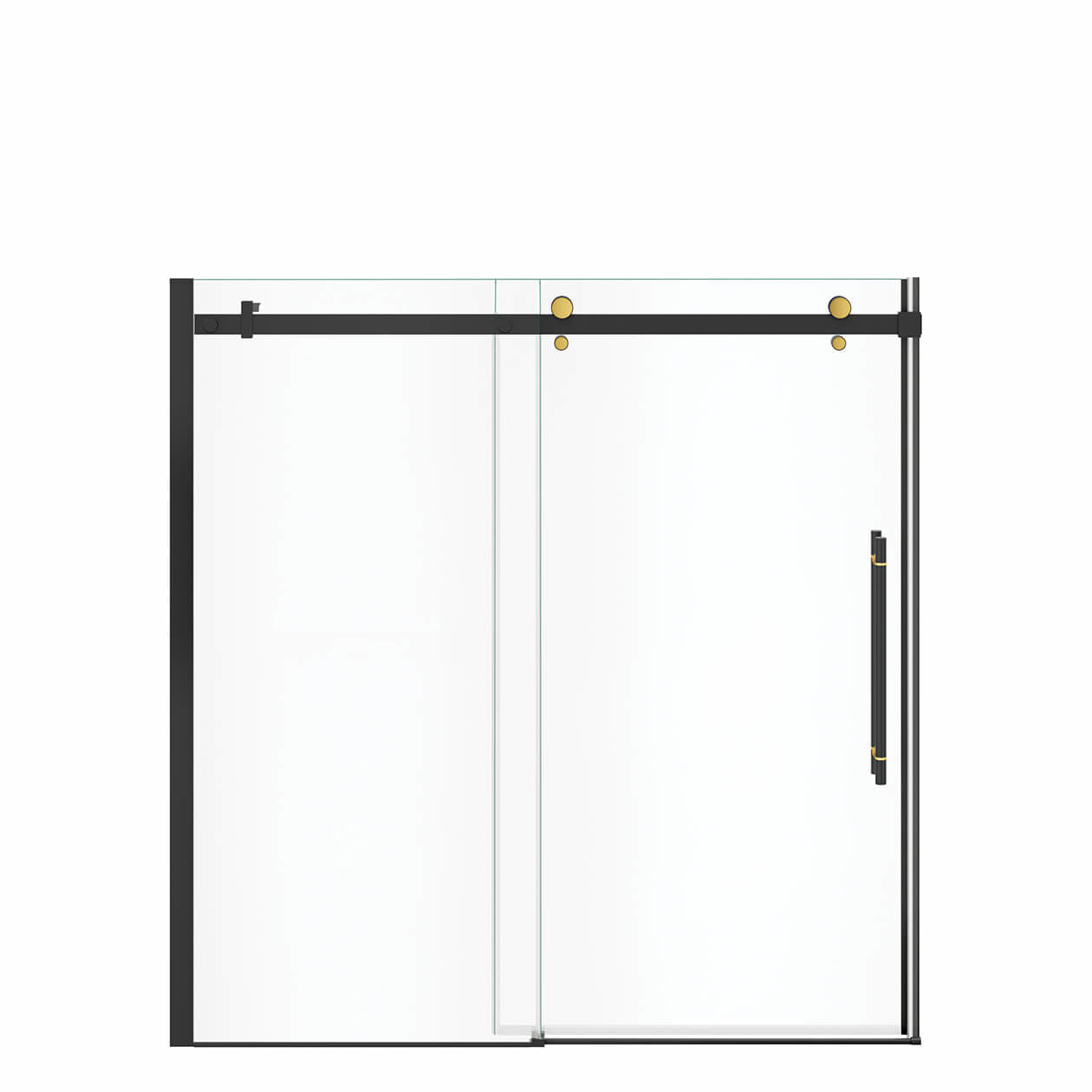 Maax Vela 56 ½-59 x 59 in. 8 mm Sliding Tub Door for Alcove Installation with Clear glass