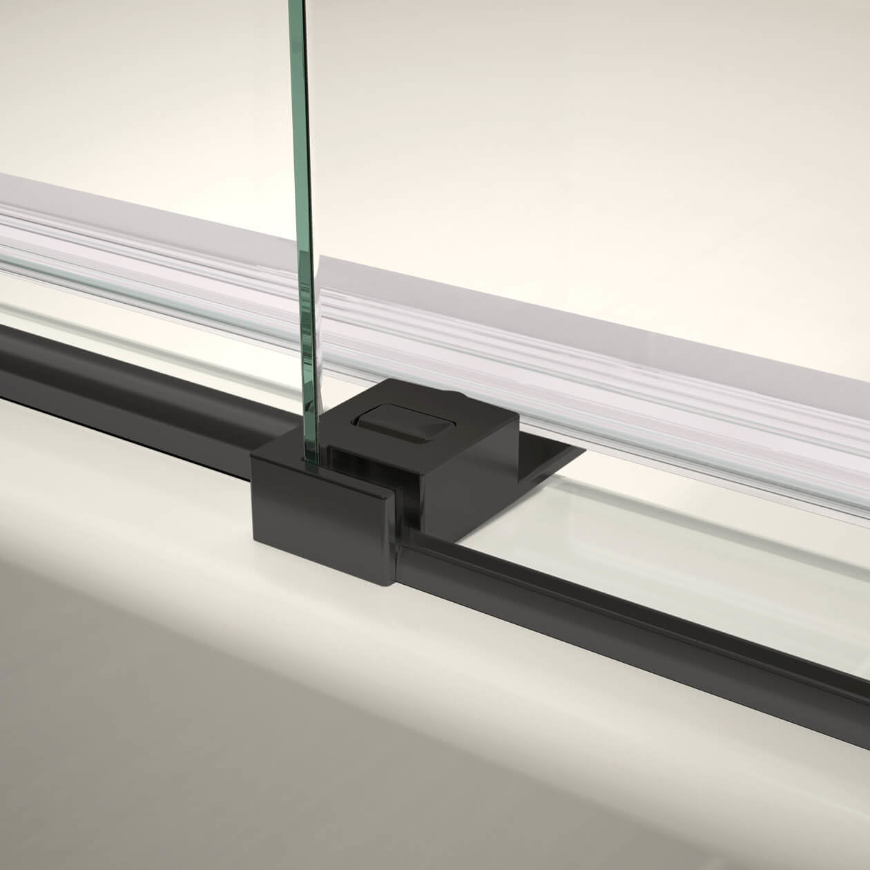 Maax Vela 56 ½-59 x 59 in. 8 mm Sliding Tub Door with Towel Bar for Alcove Installation with Clear glass