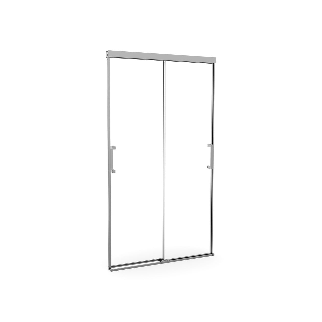 Maax Incognito 74 39-42 x 74 in. 8mm Bypass Shower Door for Alcove Installation with Clear glass