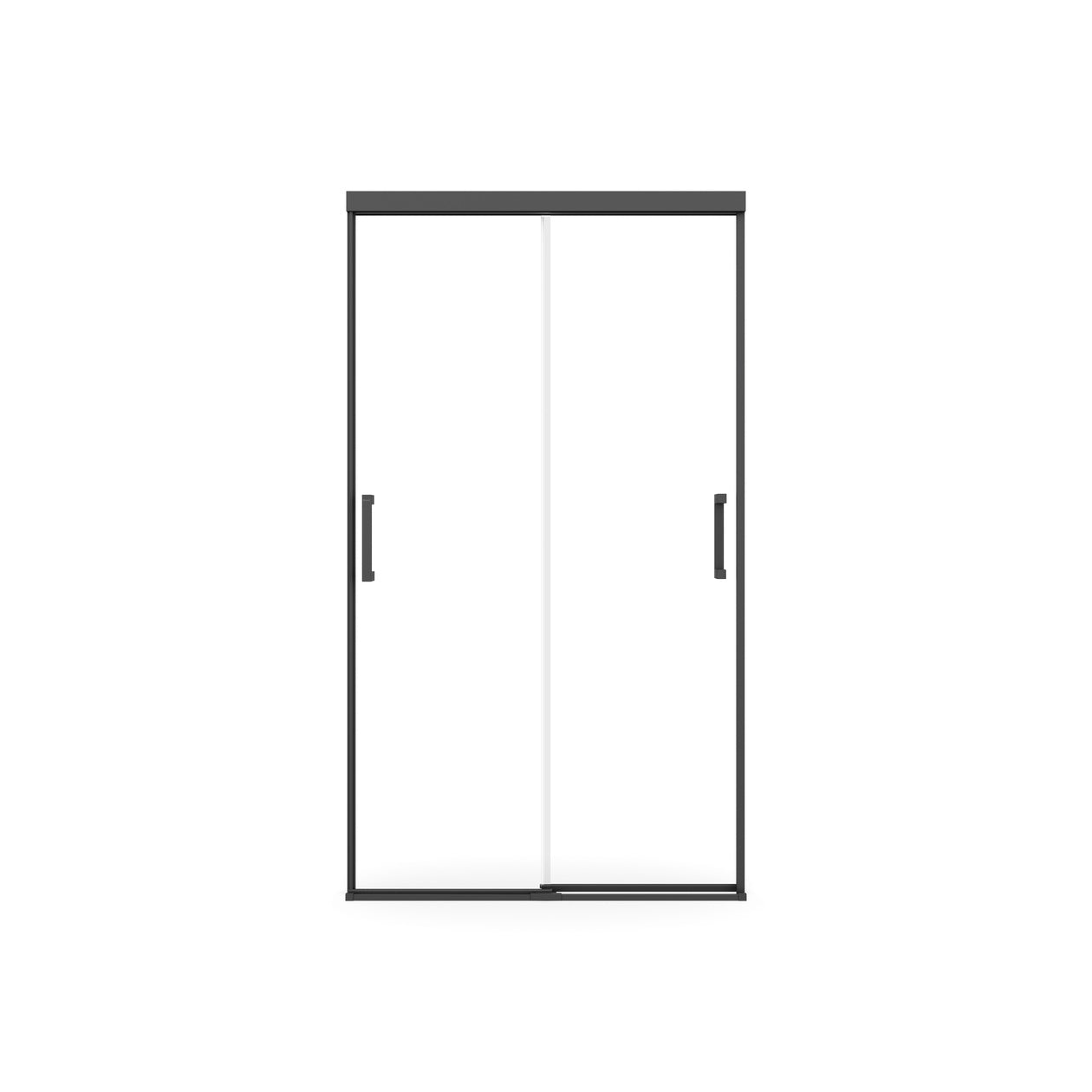 Maax Incognito 74 39-42 x 74 in. 8mm Bypass Shower Door for Alcove Installation with Clear glass