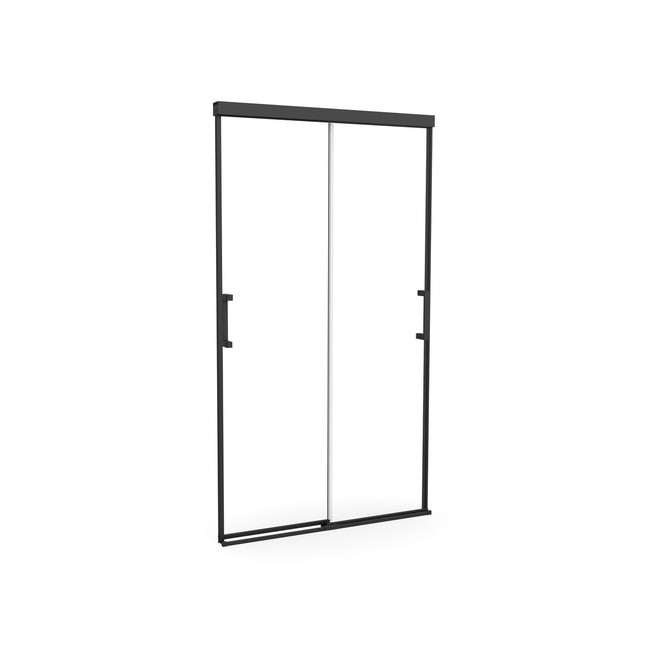 Maax Incognito 74 39-42 x 74 in. 8mm Bypass Shower Door for Alcove Installation with Clear glass