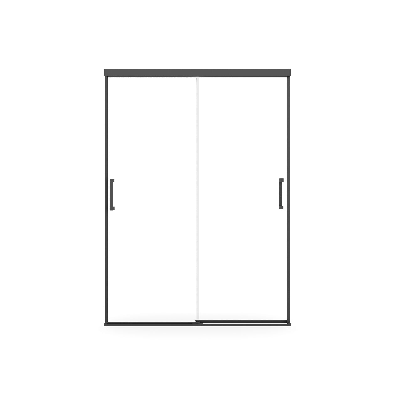 Maax Incognito 74 51-54 x 74 in. 8mm Bypass Shower Door for Alcove Installation with Clear glass