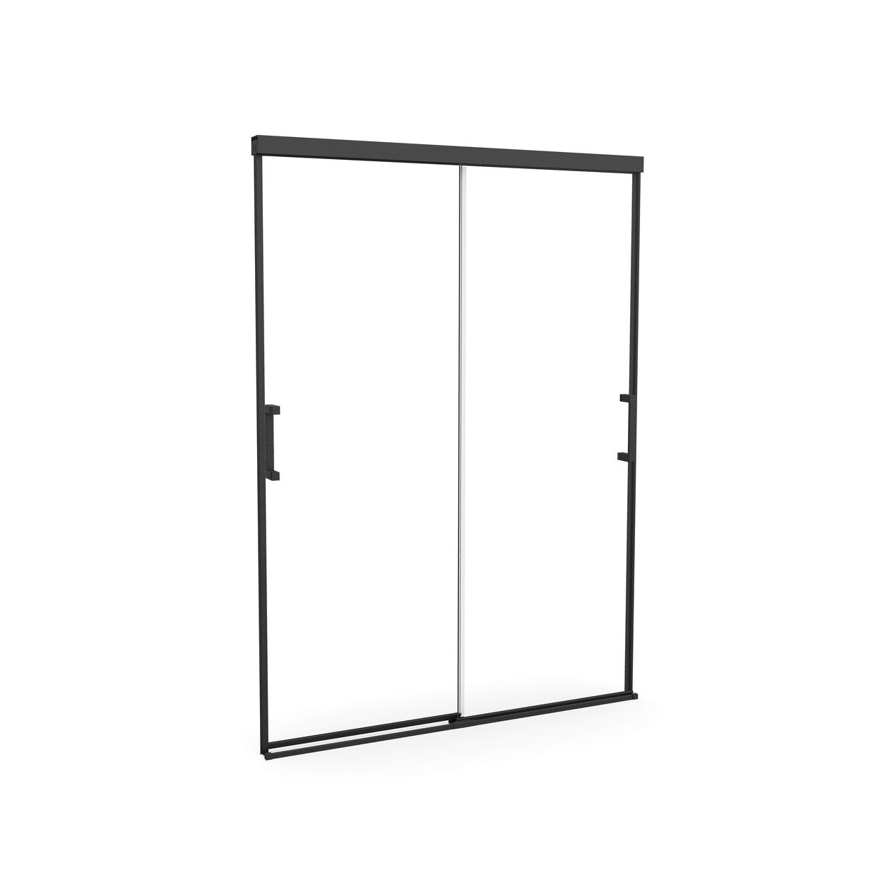 Maax Incognito 74 51-54 x 74 in. 8mm Bypass Shower Door for Alcove Installation with Clear glass