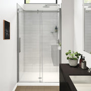 Maax Halo Pro GS 44 ½-47 x 78 ¾ in. 8mm Sliding Shower Door for Alcove Installation with GlassShield® glass