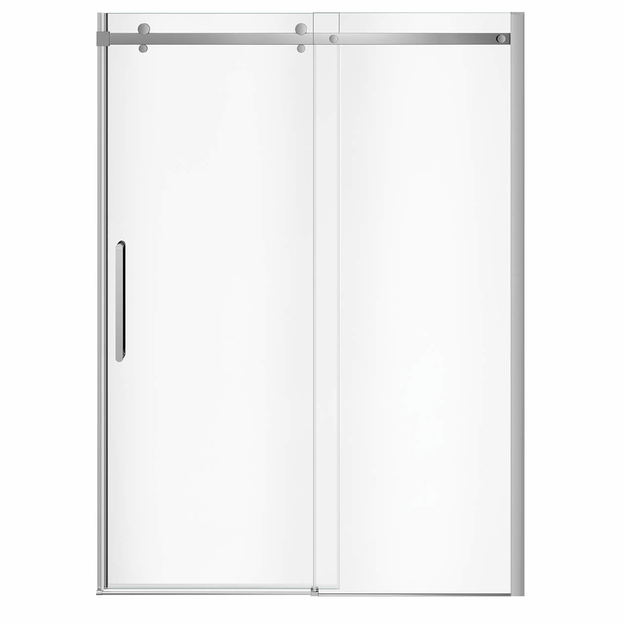 Maax Halo Pro GS 56 ½-59 x 78 ¾ in. 8mm Sliding Shower Door for Alcove Installation with GlassShield® glass