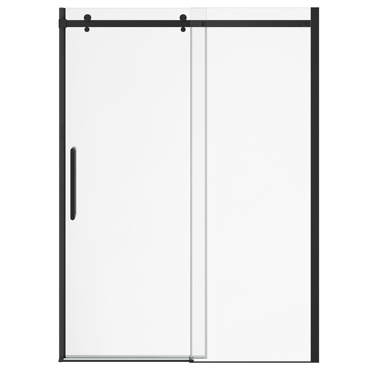 Maax Halo Pro GS 56 ½-59 x 78 ¾ in. 8mm Sliding Shower Door for Alcove Installation with GlassShield® glass