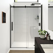 Maax Halo Pro GS 56 ½-59 x 78 ¾ in. 8mm Sliding Shower Door for Alcove Installation with GlassShield® glass