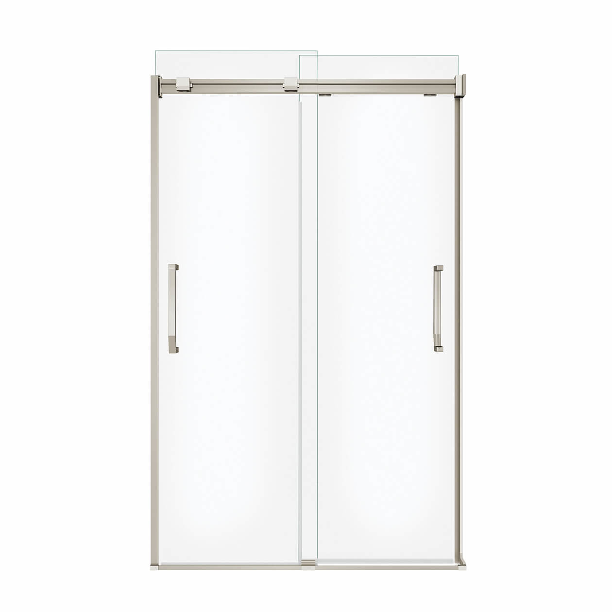 Maax Inverto 43-47 x 70 ½-74 in. 8mm Bypass Shower Door for Alcove Installation with Clear glass