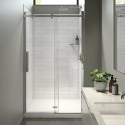 Maax Halo Pro 44 ½-47 x 78 ¾ in. 8mm Sliding Shower Door for Alcove Installation with Clear glass