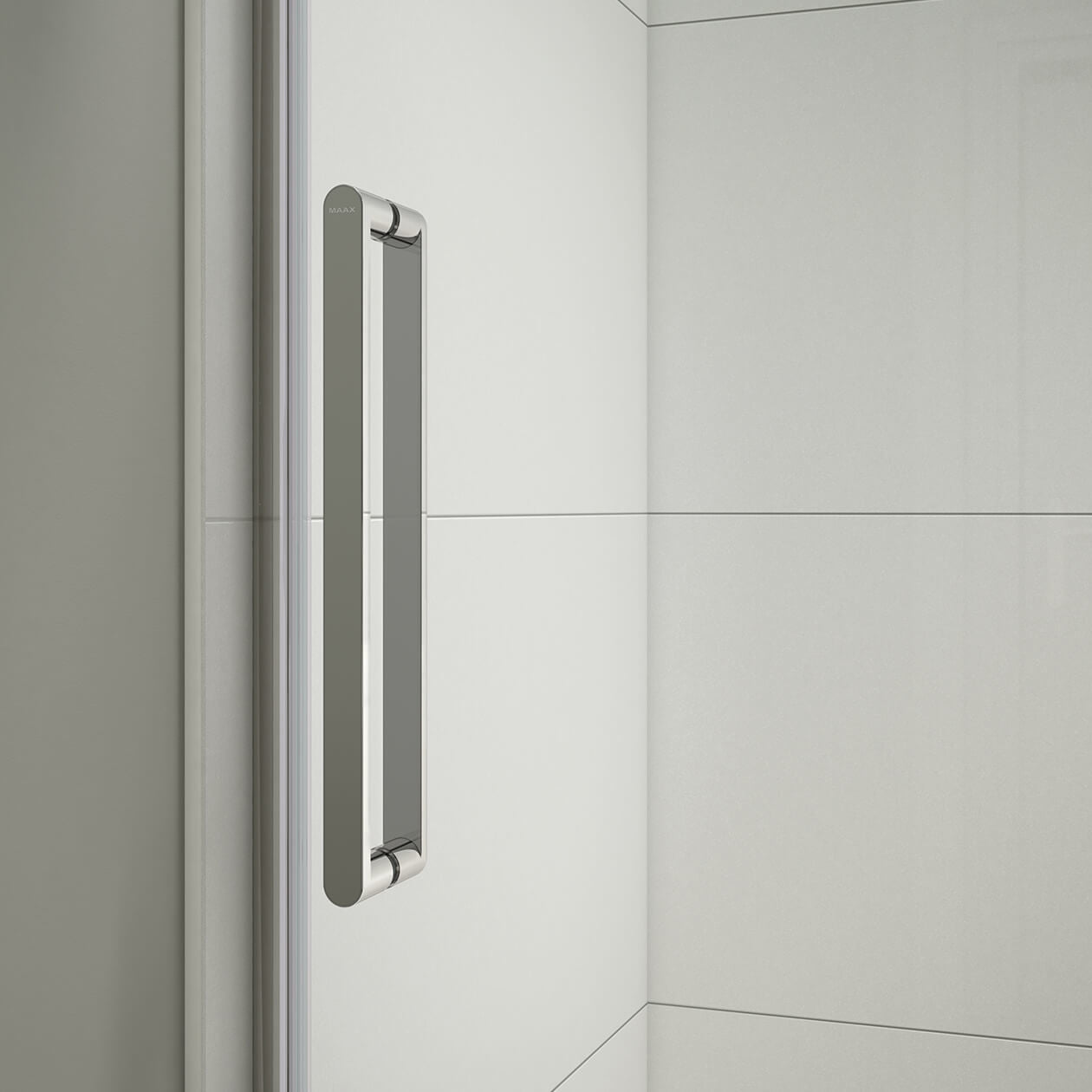 Maax Halo Pro 56 ½-59 x 78 ¾ in. 8mm Sliding Shower Door for Alcove Installation with Clear glass