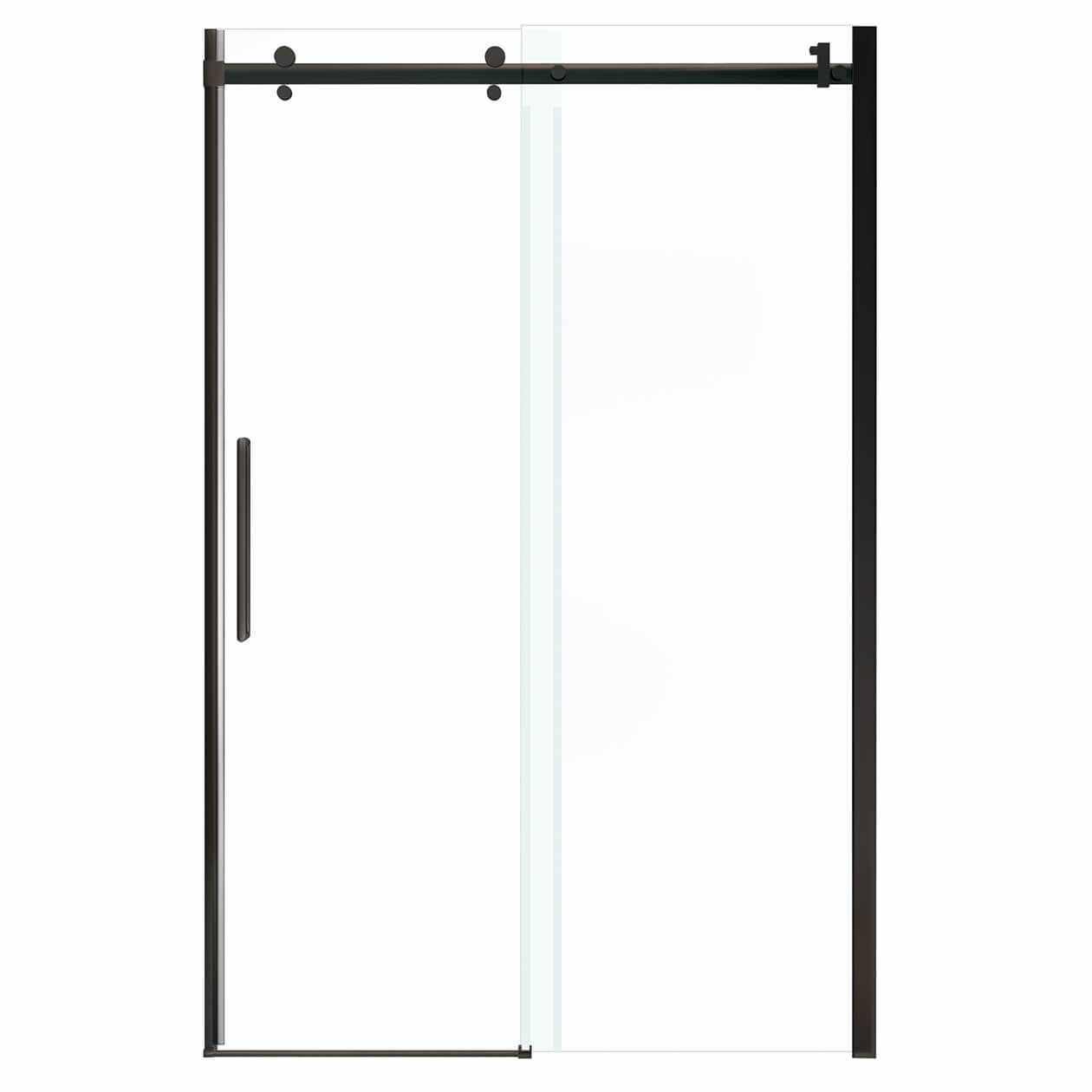 Maax Halo 44 ½-47 x 78 ¾ in. 8mm Sliding Shower Door for Alcove Installation with Clear glass