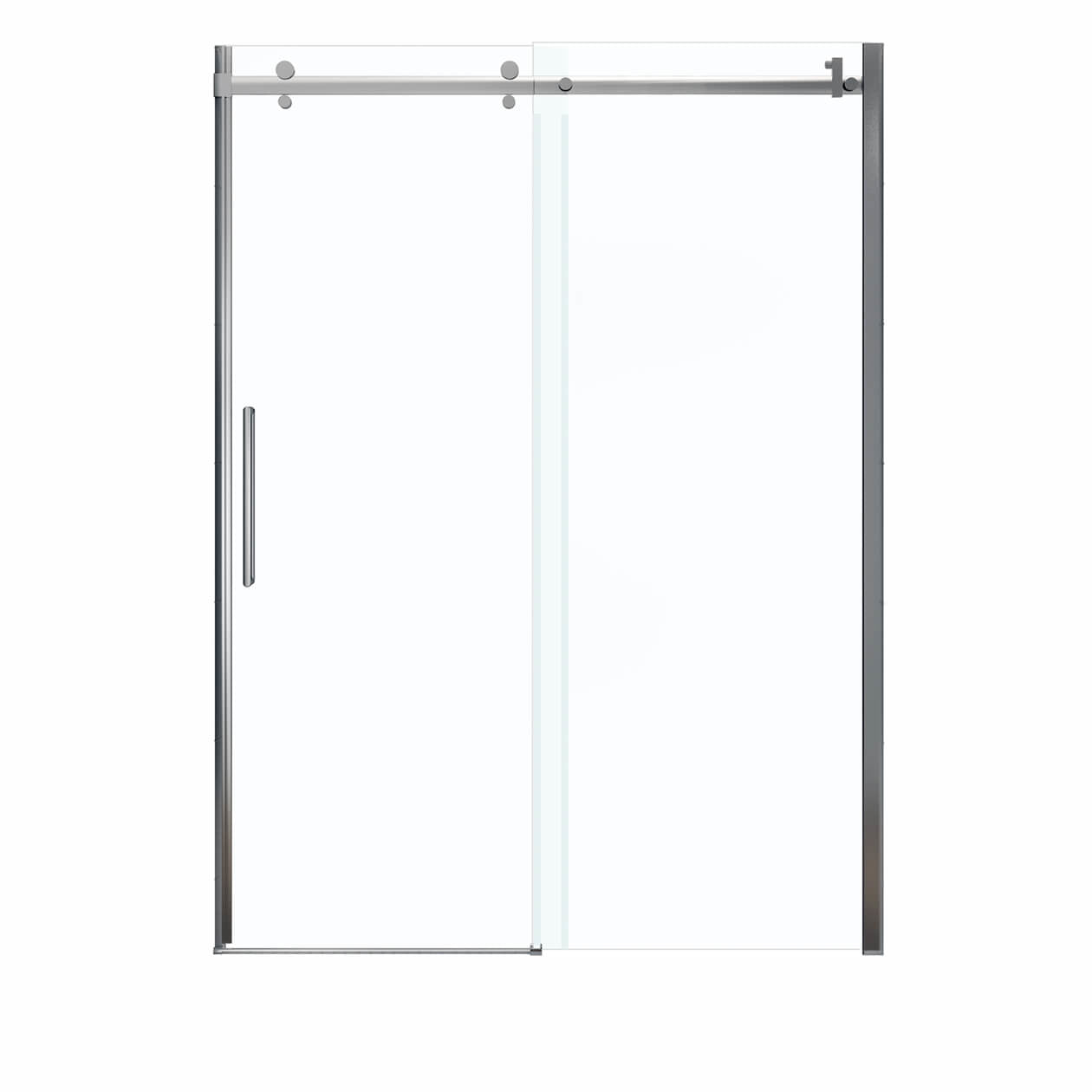 Maax Halo 56 ½-59 x 78 ¾ in. 8mm Sliding Shower Door for Alcove Installation with Clear glass
