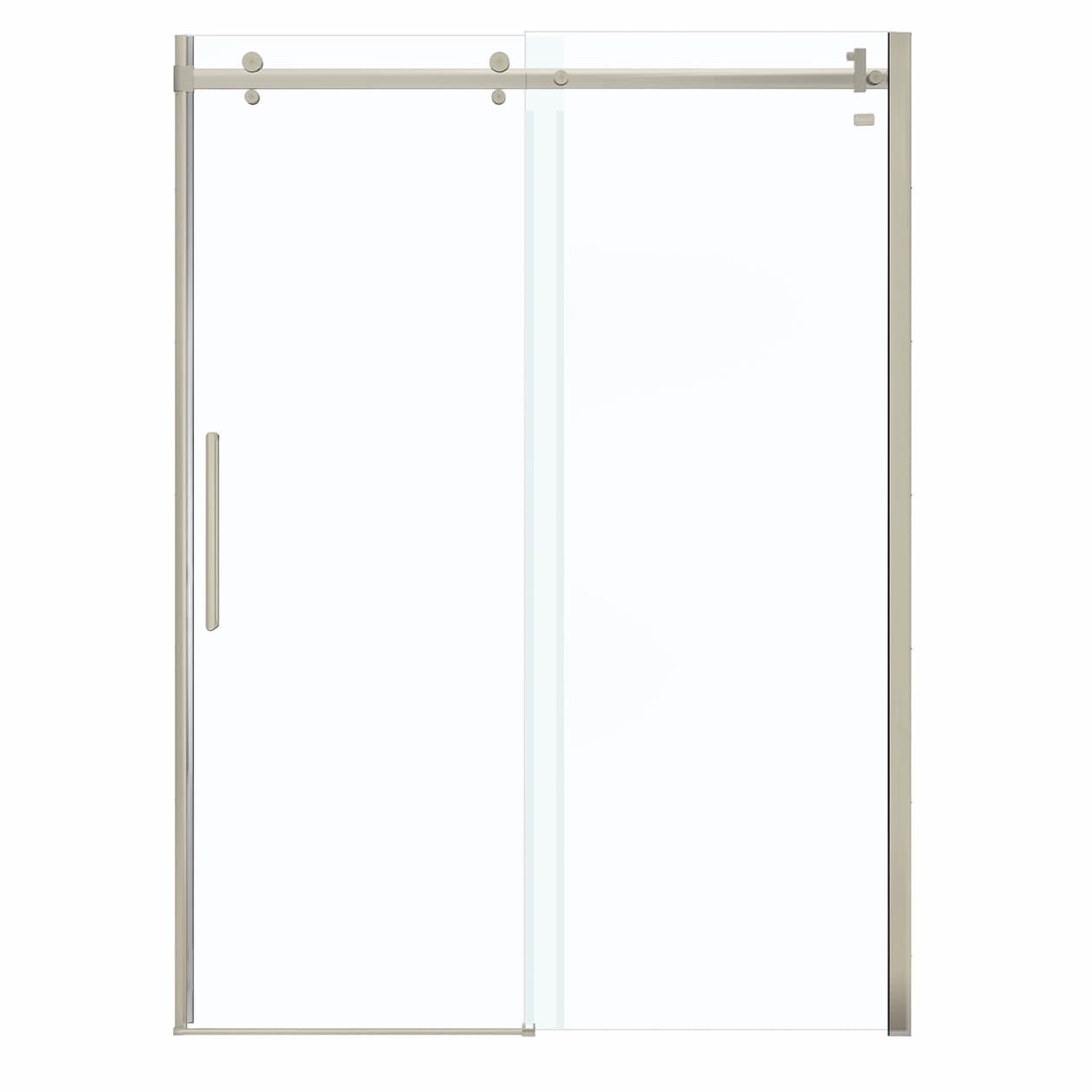 Maax Halo 56 ½-59 x 78 ¾ in. 8mm Sliding Shower Door for Alcove Installation with Clear glass
