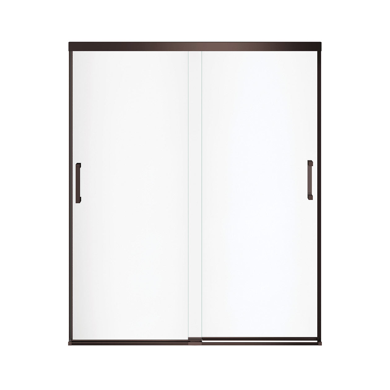 Maax Incognito 70 56-59 x 70 1/2 in. 6mm Bypass Shower Door for Alcove Installation with Clear glass