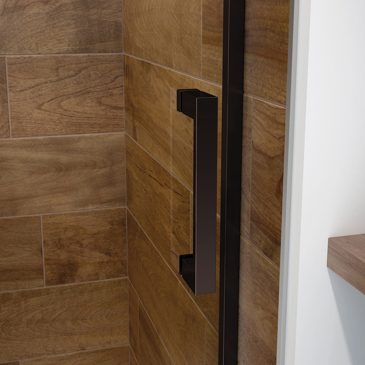 Maax Incognito 70 56-59 x 70 1/2 in. 6mm Bypass Shower Door for Alcove Installation with Clear glass