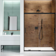 Maax Incognito 70 56-59 x 70 1/2 in. 6mm Bypass Shower Door for Alcove Installation with Clear glass