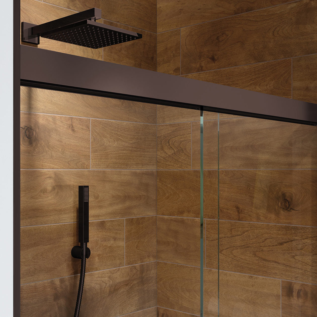 Maax Incognito 57 56-59 x 56 3/4 in. 6mm Bypass Tub Door