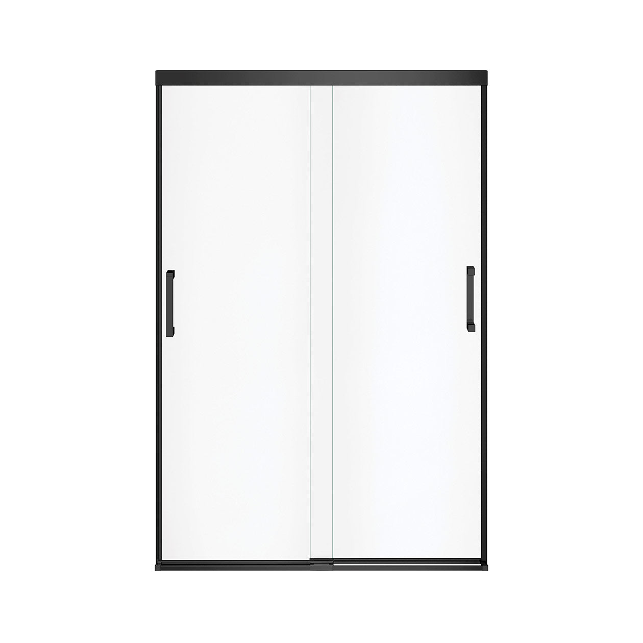 Maax Incognito 70 44-47 x 70 1/2 in. 8mm Bypass Shower Door for Alcove Installation with Clear glass