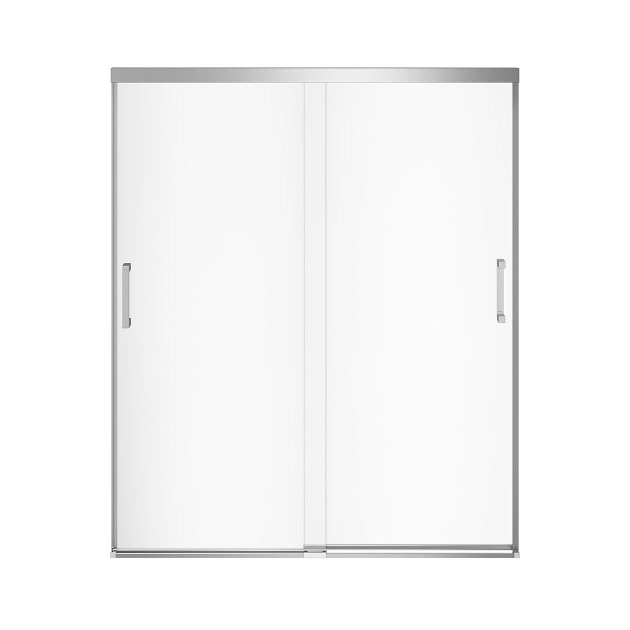Maax Incognito 70 56-59 x 70 1/2 in. 8mm Bypass Shower Door for Alcove Installation with Clear glass