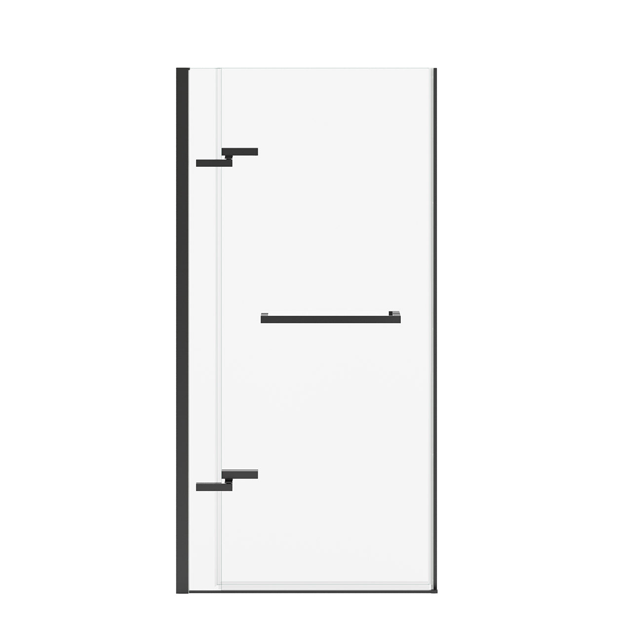 Maax Reveal Sleek 71 32 1/2-35 1/2 x 71 1/2 in. 8mm Pivot Shower Door for Alcove Installation with Clear glass