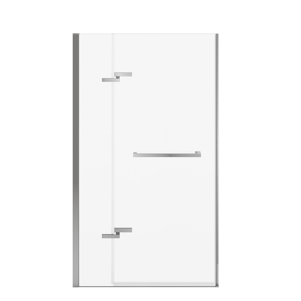 Maax Reveal Sleek 71 38-41 x 71 1/2 in. 8mm Pivot Shower Door for Alcove Installation with Clear glass