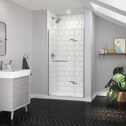 Maax Reveal Sleek 71 38-41 x 71 1/2 in. 8mm Pivot Shower Door for Alcove Installation with Clear glass