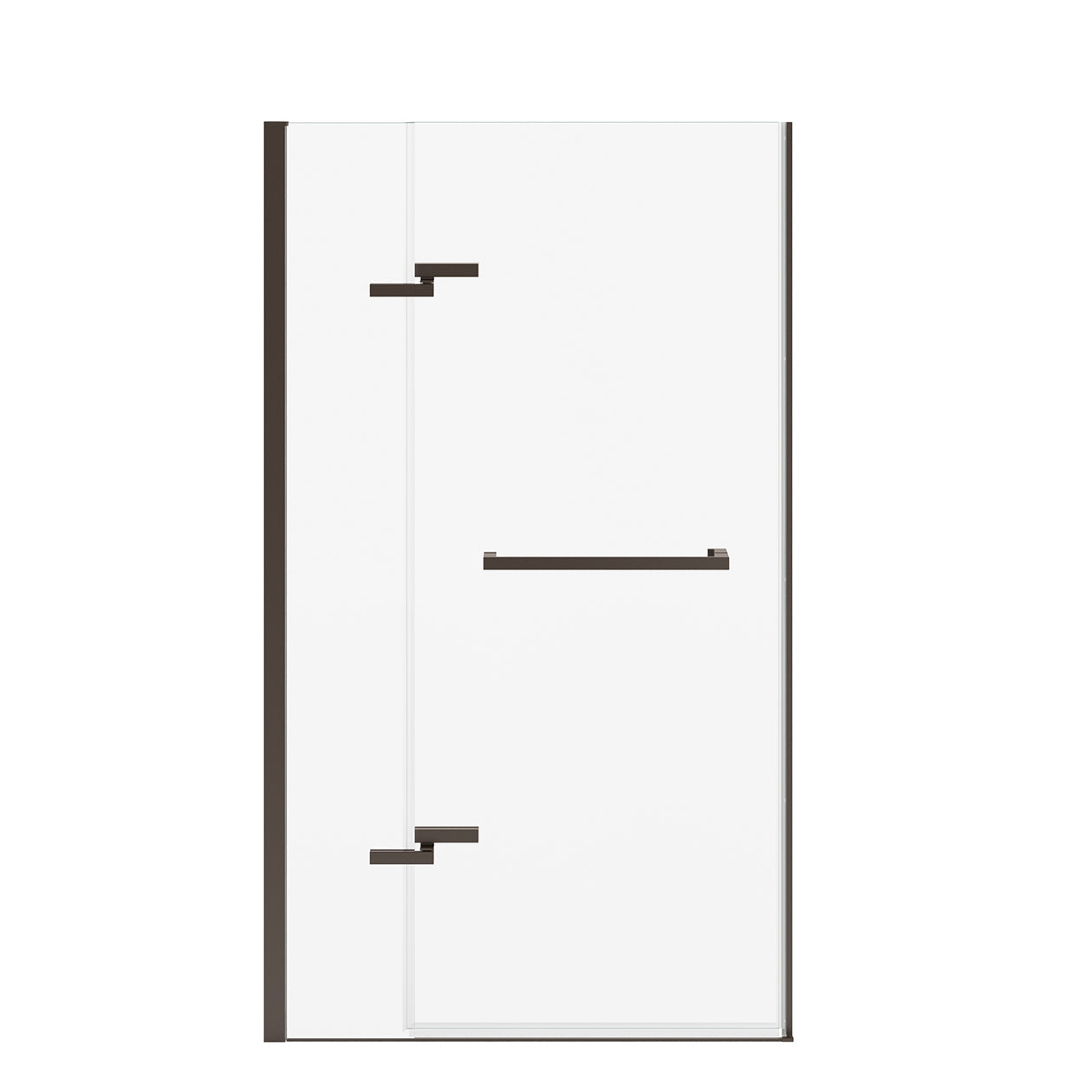 Maax Reveal Sleek 71 38-41 x 71 1/2 in. 8mm Pivot Shower Door for Alcove Installation with Clear glass