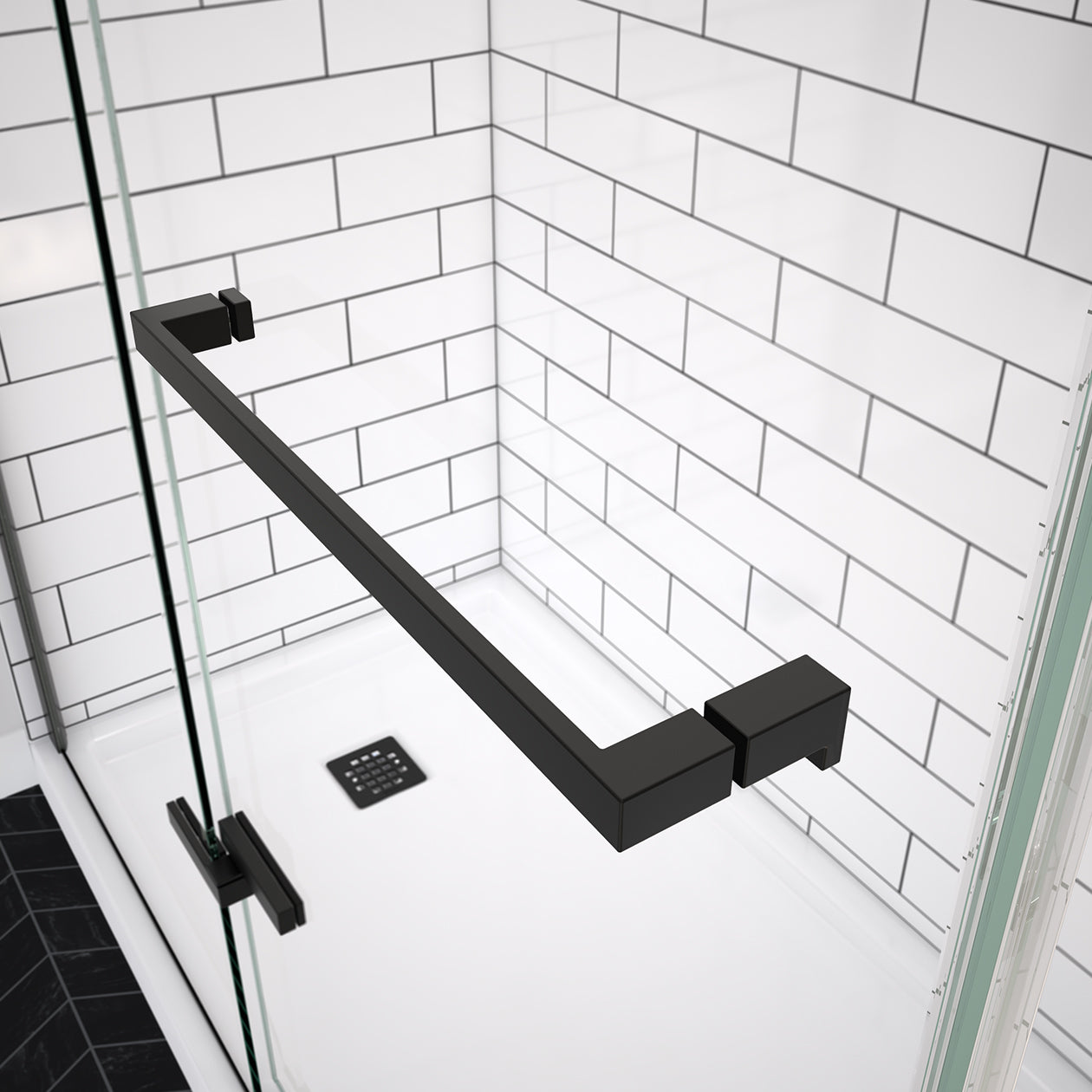 Maax Reveal Sleek 71 38-41 x 71 1/2 in. 8mm Pivot Shower Door for Alcove Installation with Clear glass