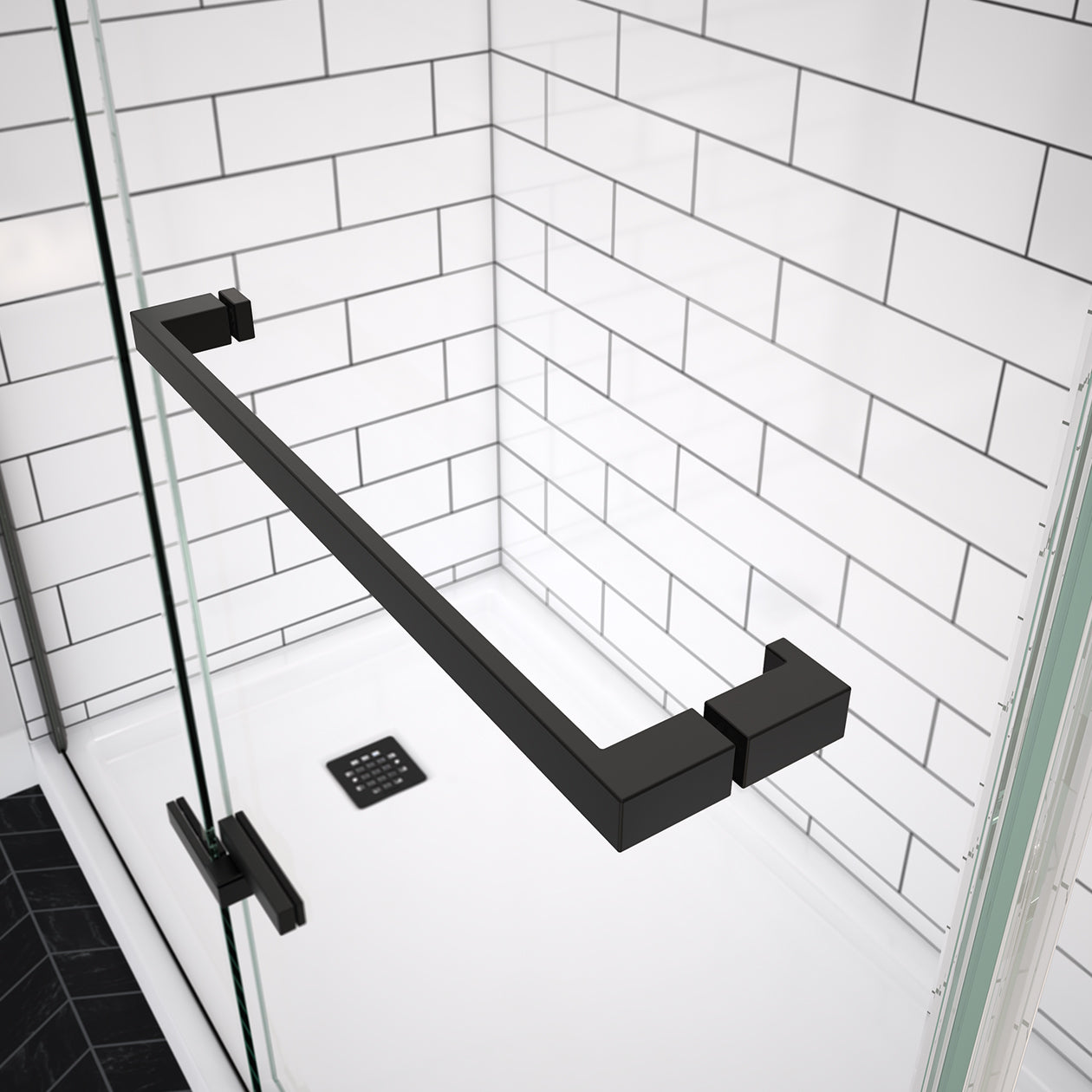 Maax Reveal Sleek 71 38-41 x 71 1/2 in. 8mm Pivot Shower Door for Alcove Installation with Clear glass