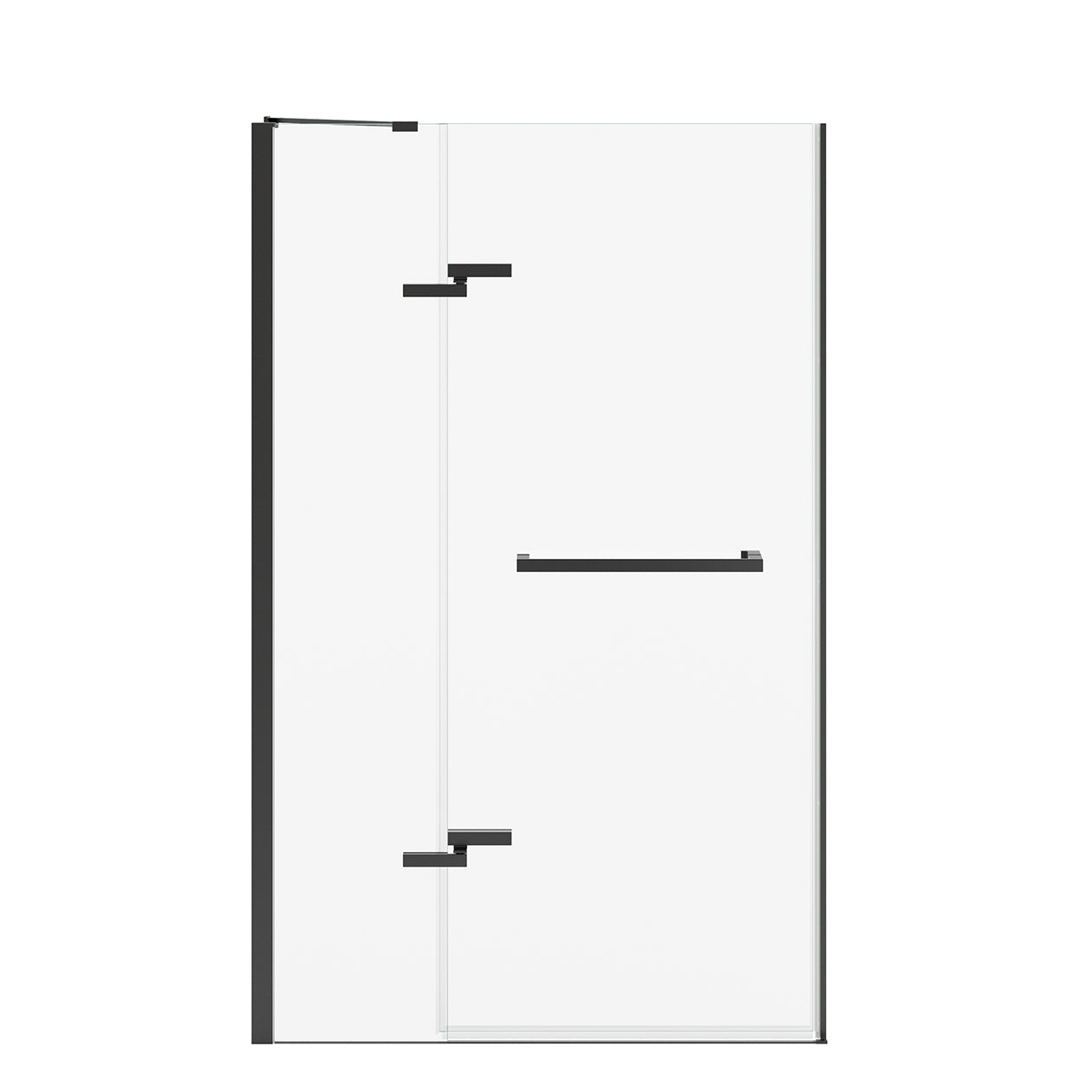 Maax Reveal Sleek 71 41 1/2-44 1/2 x 71 1/2 in. 8 mm Pivot Shower Door for Alcove Installation with Clear glass