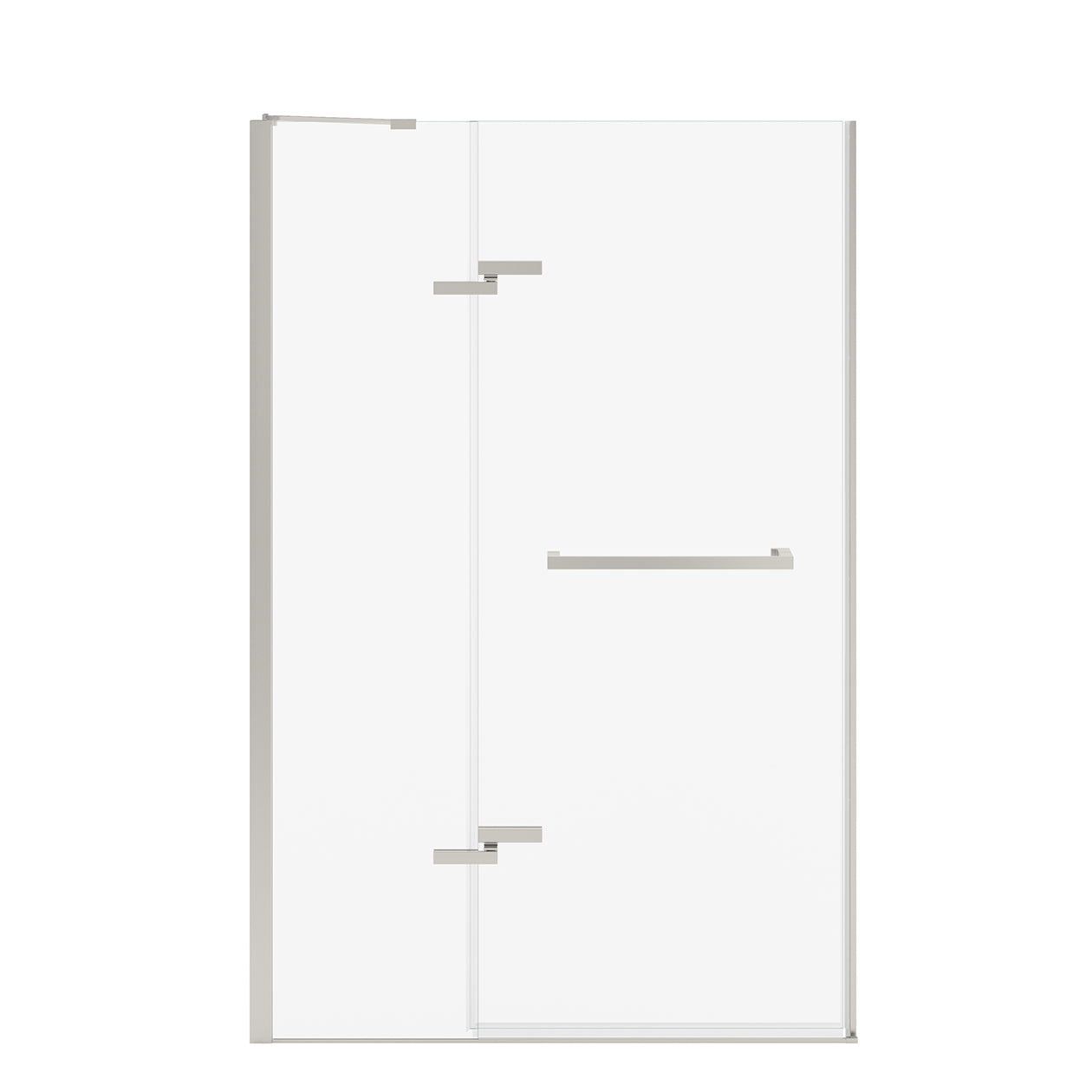 Maax Reveal Sleek 71 44-47 x 71 1/2 in. 8mm Pivot Shower Door for Alcove Installation with Clear glass
