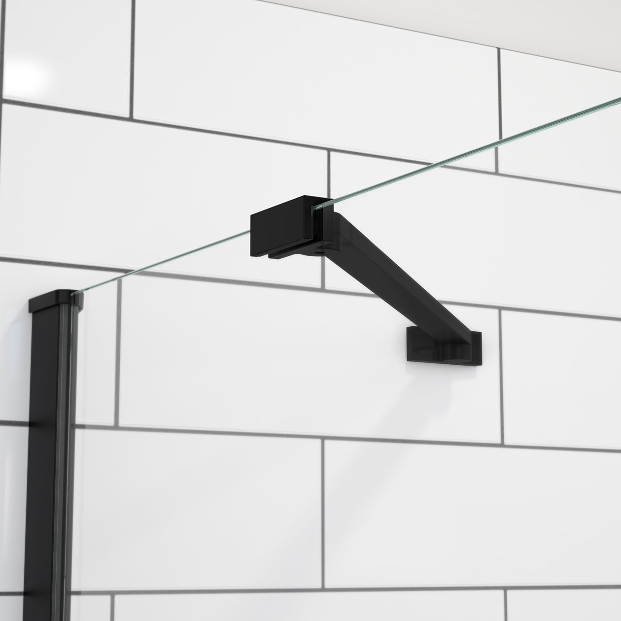 Maax Reveal Sleek 71 44-47 x 71 1/2 in. 8mm Pivot Shower Door for Alcove Installation with Clear glass