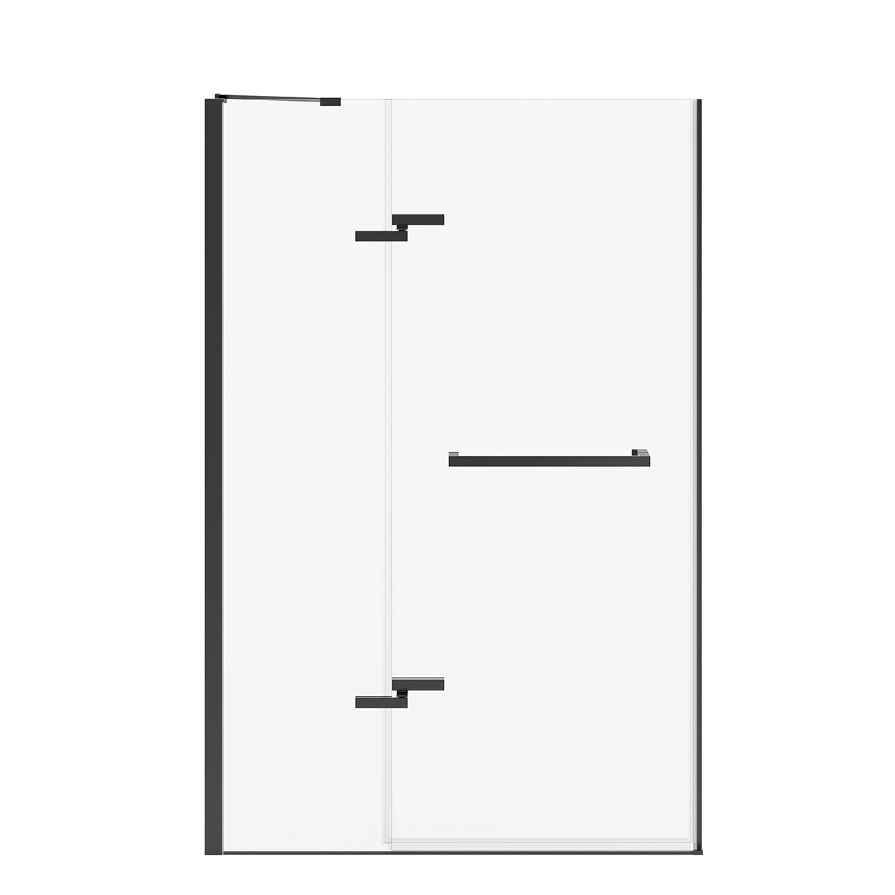 Maax Reveal Sleek 71 44-47 x 71 1/2 in. 8mm Pivot Shower Door for Alcove Installation with Clear glass