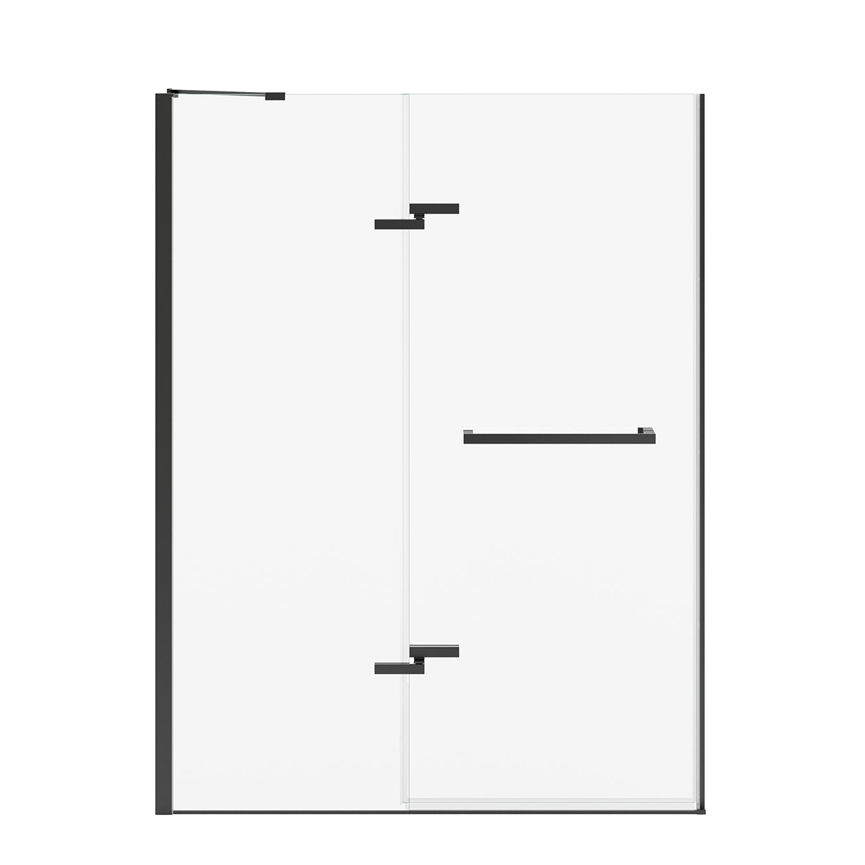 Maax Reveal Sleek 71 51 1/2-54 1/2 x 71 1/2 in. 8 mm Pivot Shower Door for Alcove Installation with Clear glass