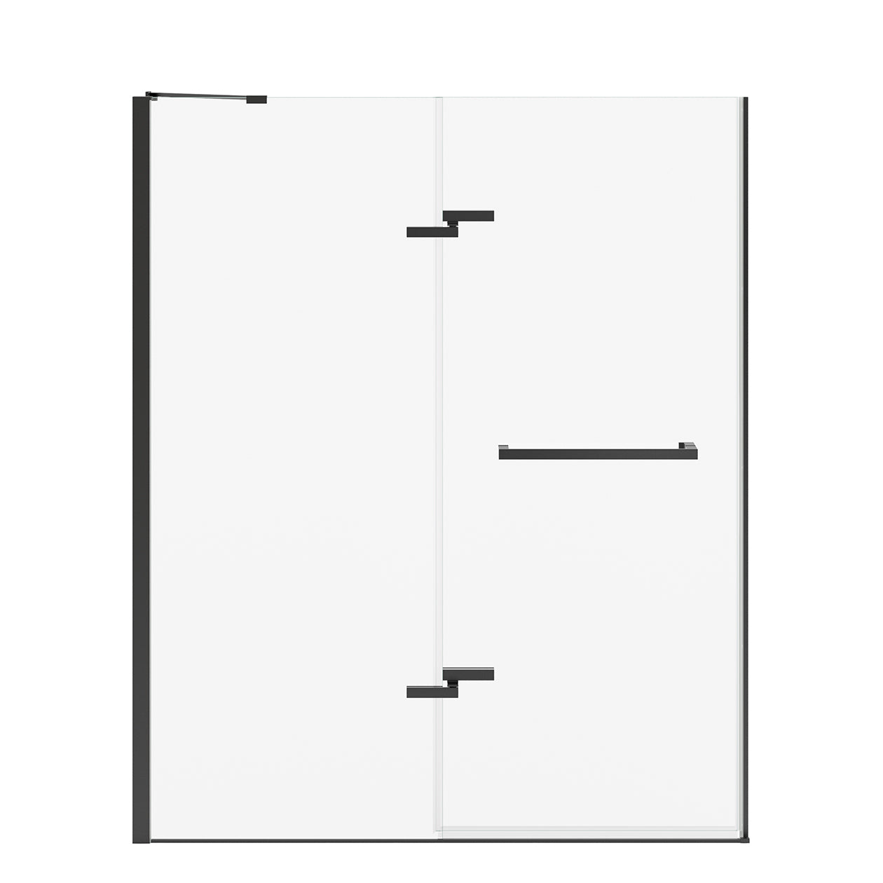 Maax Reveal Sleek 71 56-59 x 71 1/2 in. 8mm Pivot Shower Door for Alcove Installation with Clear glass