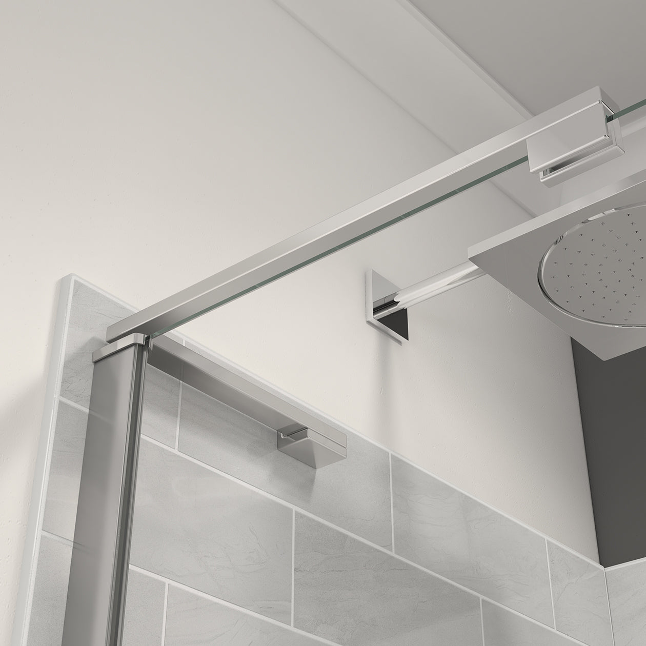 Maax Capella 78 44-47 x 78 in. 8 mm Pivot Shower Door for Alcove Installation with GlassShield® glass