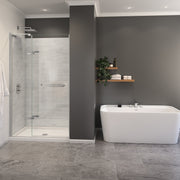 Maax Capella 78 44-47 x 78 in. 8 mm Pivot Shower Door for Alcove Installation with GlassShield® glass